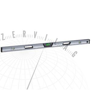 DigiLevel Pro 120 cm digitális, elektronikus szintmérő pontlézerrel, amely optikai meghosszabbításként szolgál a szög és magasság precíz pontbeli kiértékeléséhez